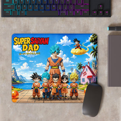 Strong Papa - Personalized Seven Balls Mouse Pad