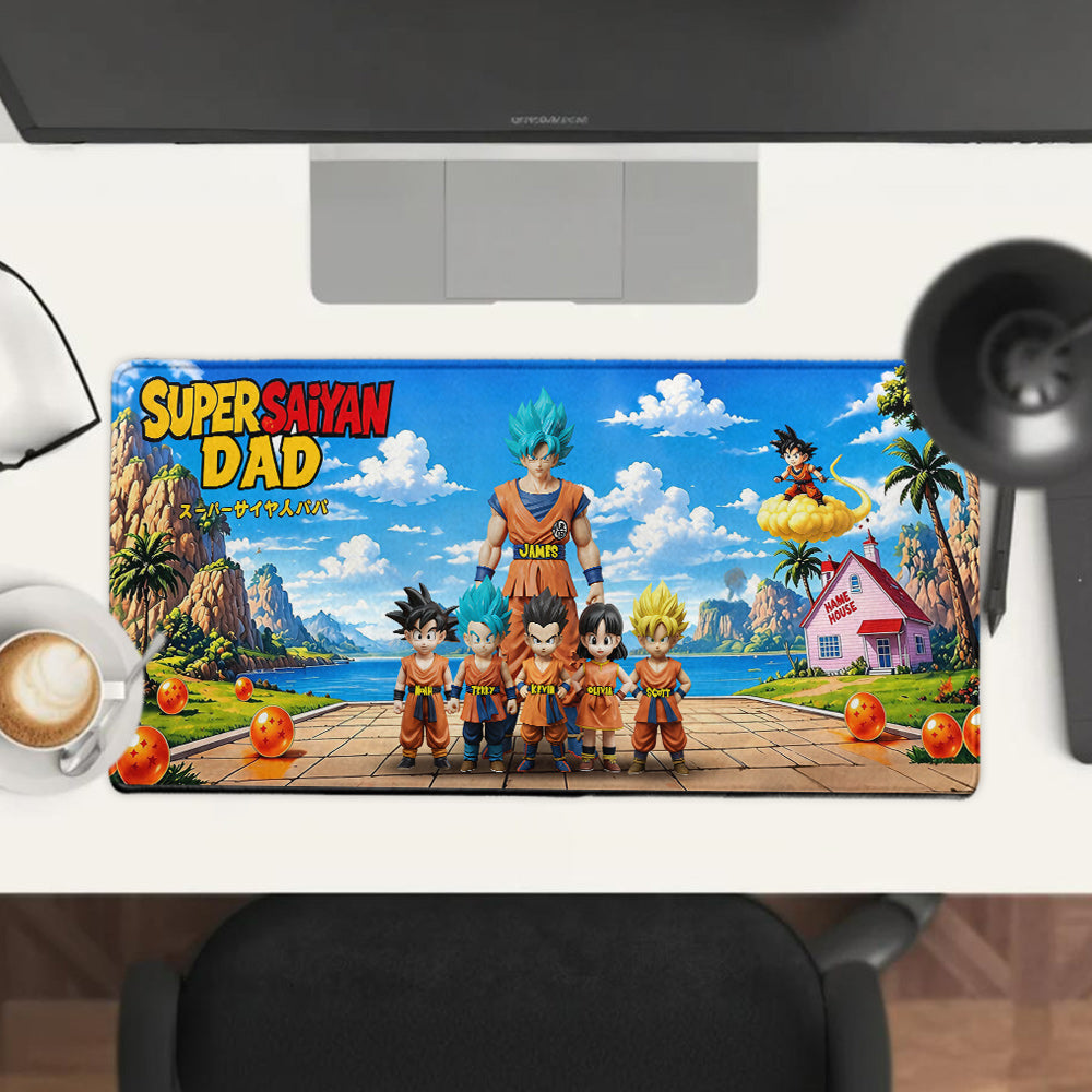 Strong Papa - Personalized Seven Balls Mouse Pad