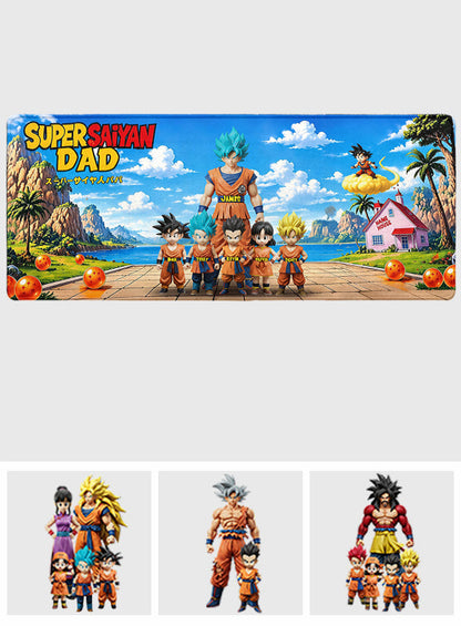 Strong Papa - Personalized Seven Balls Mouse Pad
