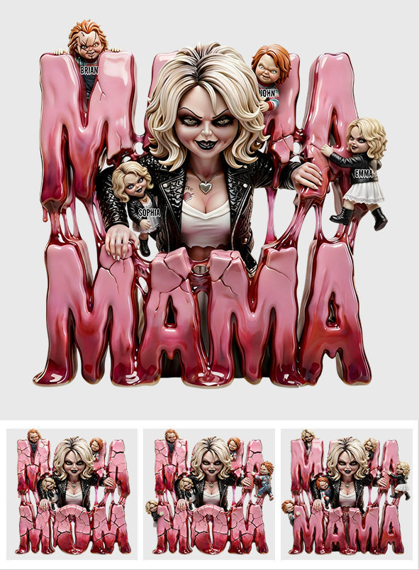 Creepy Horror Mom - Personalized Horror Character Custom Shaped Acrylic Plaque
