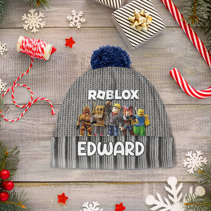 Role Play Game - Personalized 3D Gaming Beanie Hat