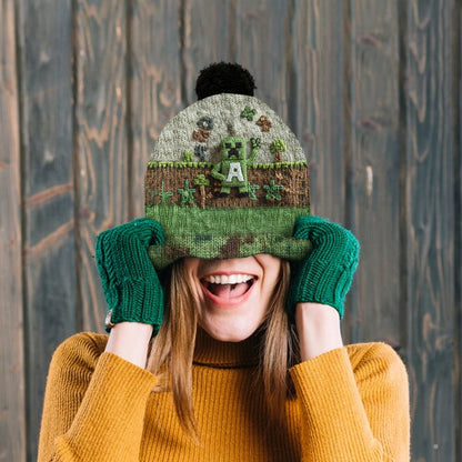 Pixel Winter - Personalized Kid Beanie Hat