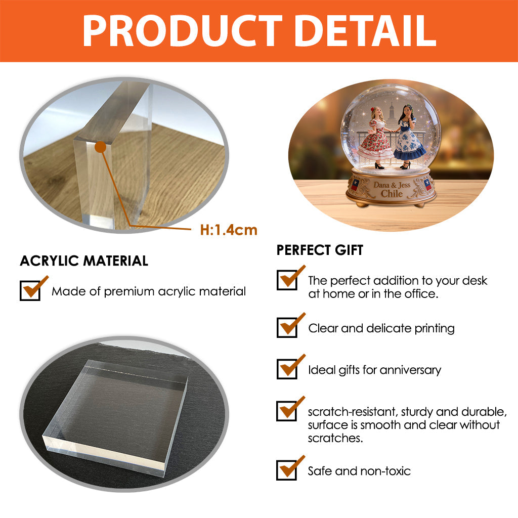 Custom From Any Photo - Personalized Expats Custom Shaped Acrylic Plaque