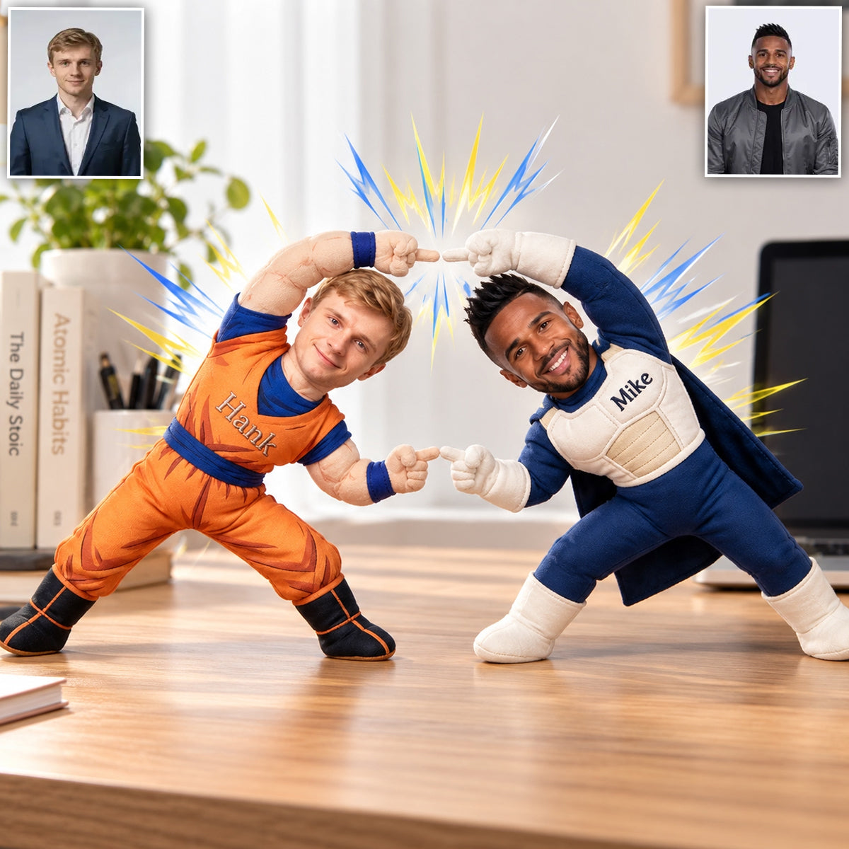 Funny Dragon Fighter Crew Doll - Personalized Seven Balls Posable Plush Doll