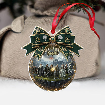 Rule Them All - Personalized The Dark Lord Ornament