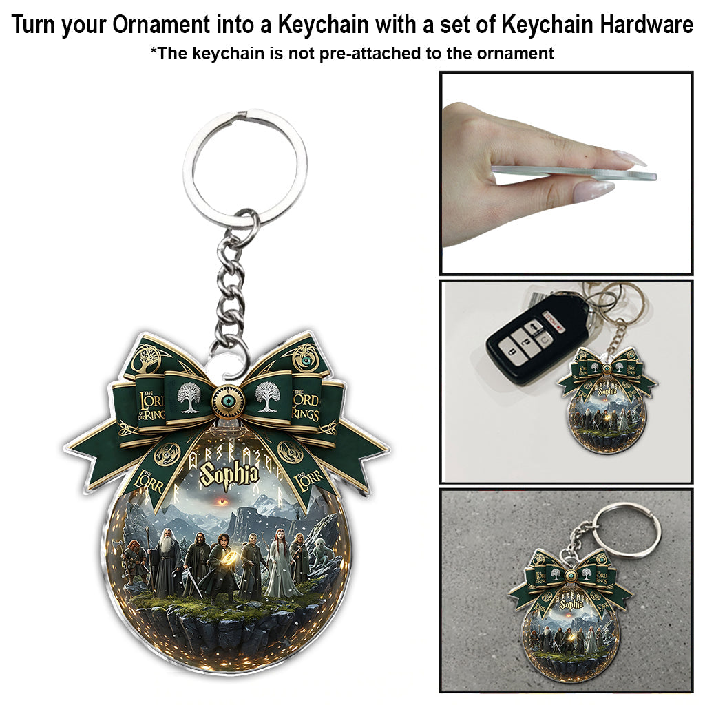 Rule Them All - Personalized The Dark Lord Ornament