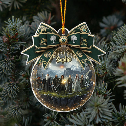 Rule Them All - Personalized The Dark Lord Ornament