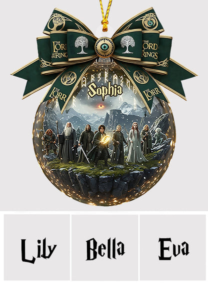 Rule Them All - Personalized The Dark Lord Ornament