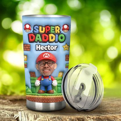 Super Daddio - Personalized Super Plumber Tumbler