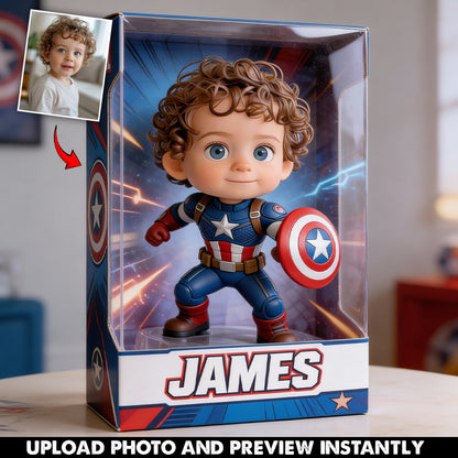 Custom Any Photo Superheroes - Personalized Marvelous Universe Custom Shaped Acrylic Plaque