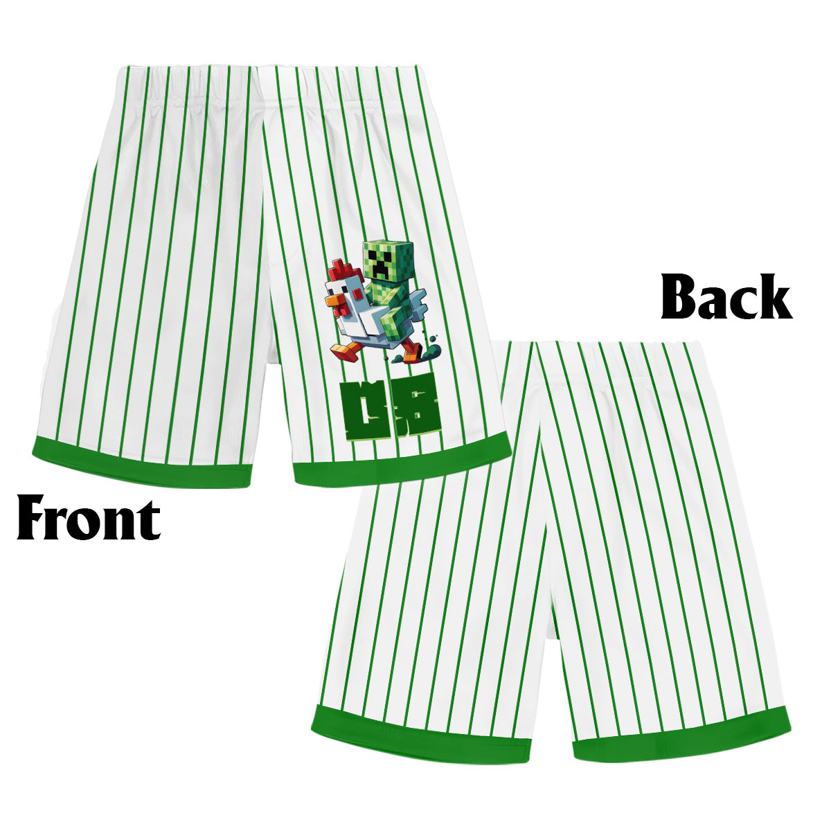 Fun Block World - Personalized Block World Kid Jersey Shirt & Shorts