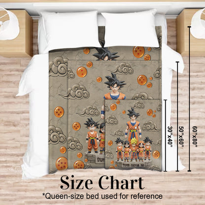 Strong Papa - Personalized Seven Balls Blanket