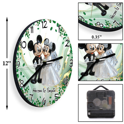 Magical Times - Personalized Mouse Wall Clock