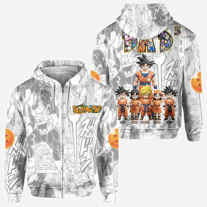 Ultimate Power Dad - Personalized Seven Balls All Over Shirt