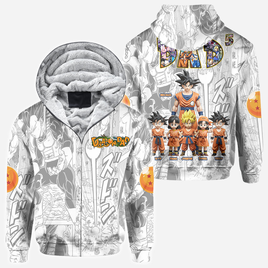 Ultimate Power Dad - Personalized Seven Balls All Over Shirt