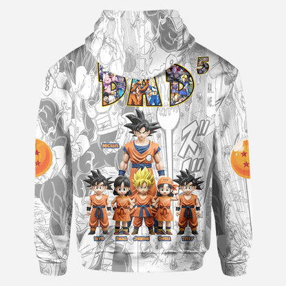 Ultimate Power Dad - Personalized Seven Balls All Over Shirt