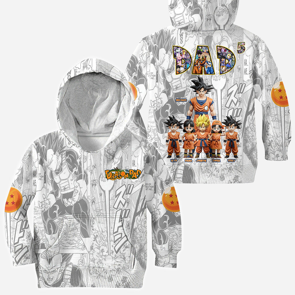 Ultimate Power Dad - Personalized Seven Balls All Over Shirt