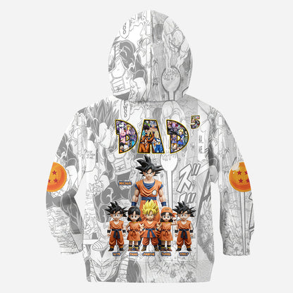 Ultimate Power Dad - Personalized Seven Balls All Over Shirt