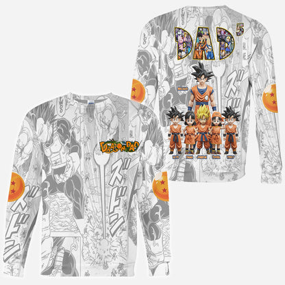 Ultimate Power Dad - Personalized Seven Balls All Over Shirt