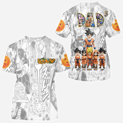 Ultimate Power Dad - Personalized Seven Balls All Over Shirt