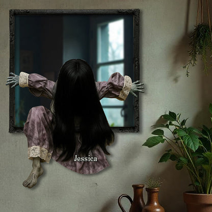 Creepy Halloween - Personalized Horror Character Wall Hanging Mirror