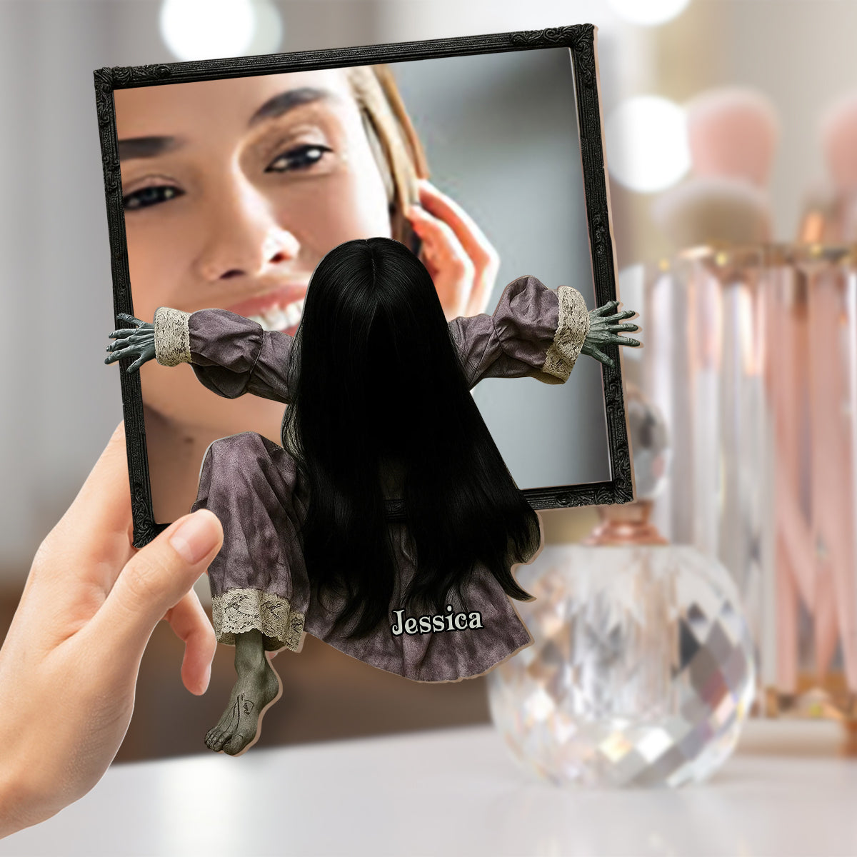 Creepy Halloween - Personalized Horror Character Wall Hanging Mirror