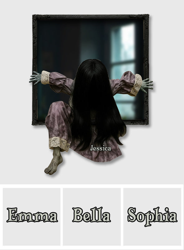 Creepy Halloween - Personalized Horror Character Wall Hanging Mirror