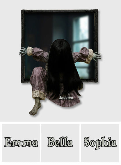 Creepy Halloween - Personalized Horror Character Wall Hanging Mirror