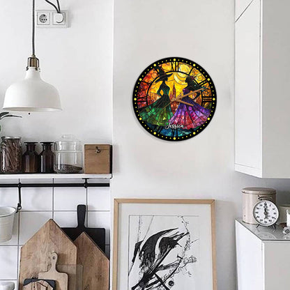 Changed For Good - Personalized Green and Pink Wall Clock