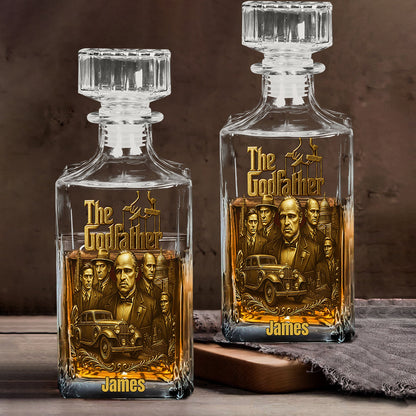 I Am The Boss - Personalized Luxury Whiskey Decanter Set