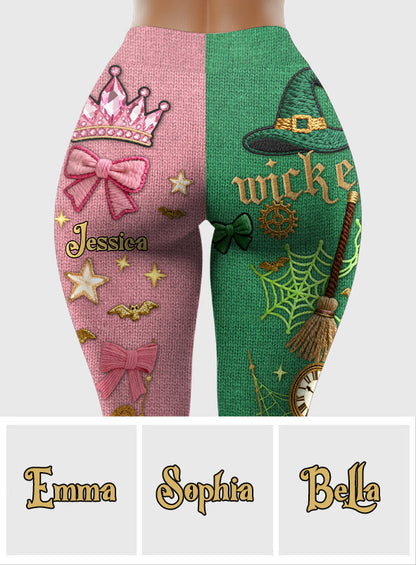 Changed For Good - Personalized Green and Pink Leggings