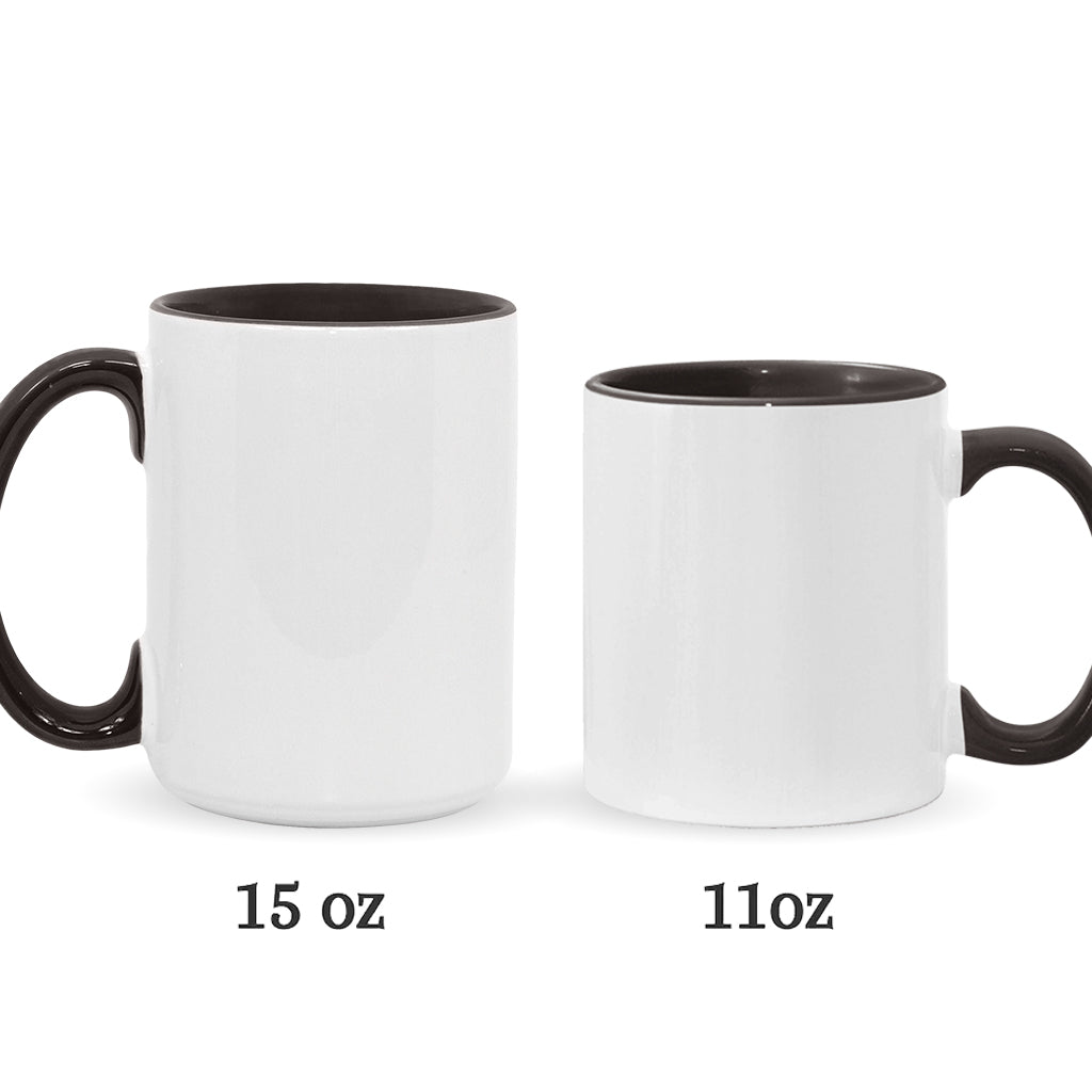 Strong Papa - Personalized Seven Balls Accent Mug