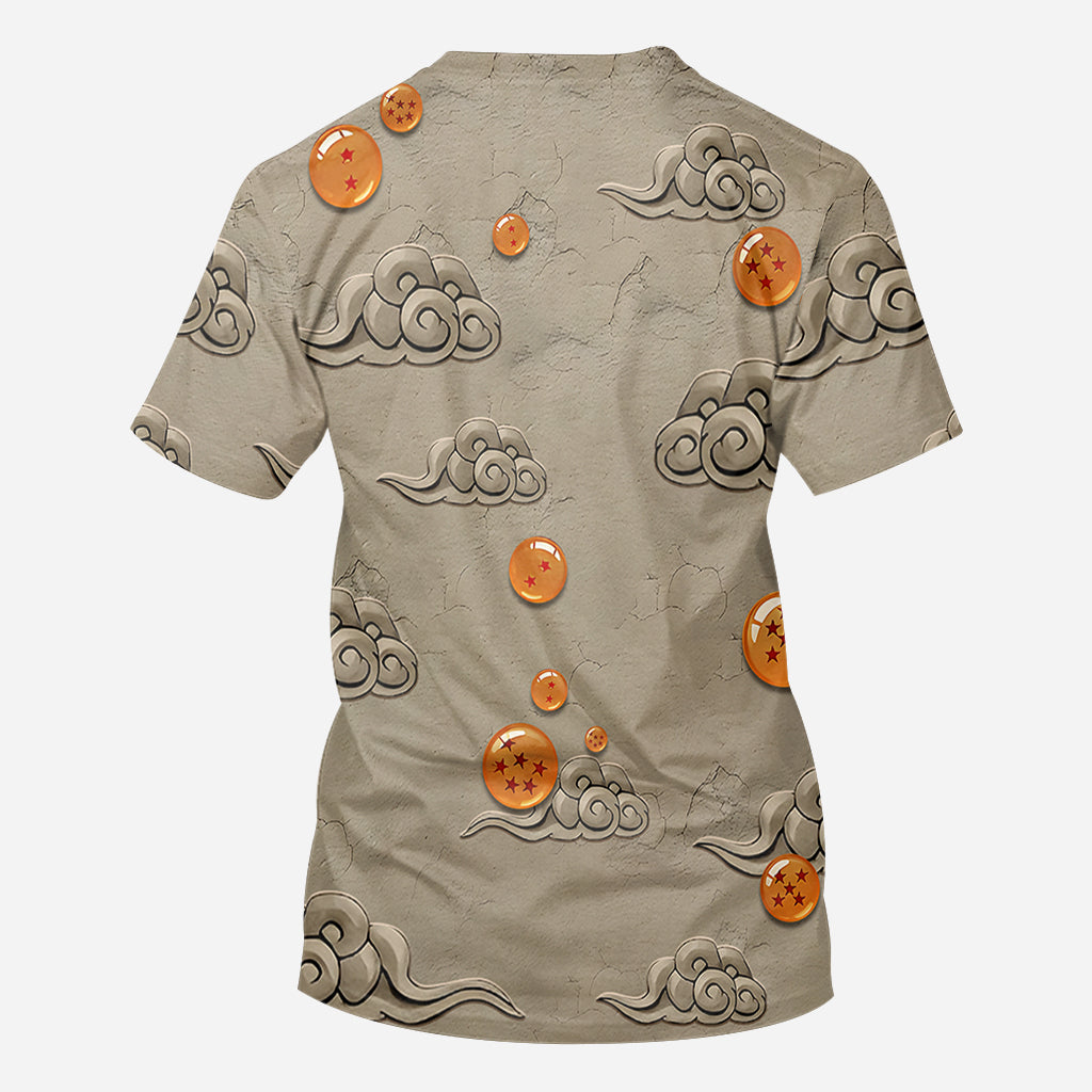 Strong Papa - Personalized Seven Balls All Over Shirt