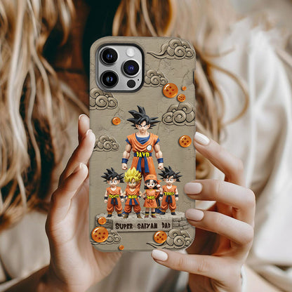 Strong Papa - Personalized Seven Balls Full Print Phone Case