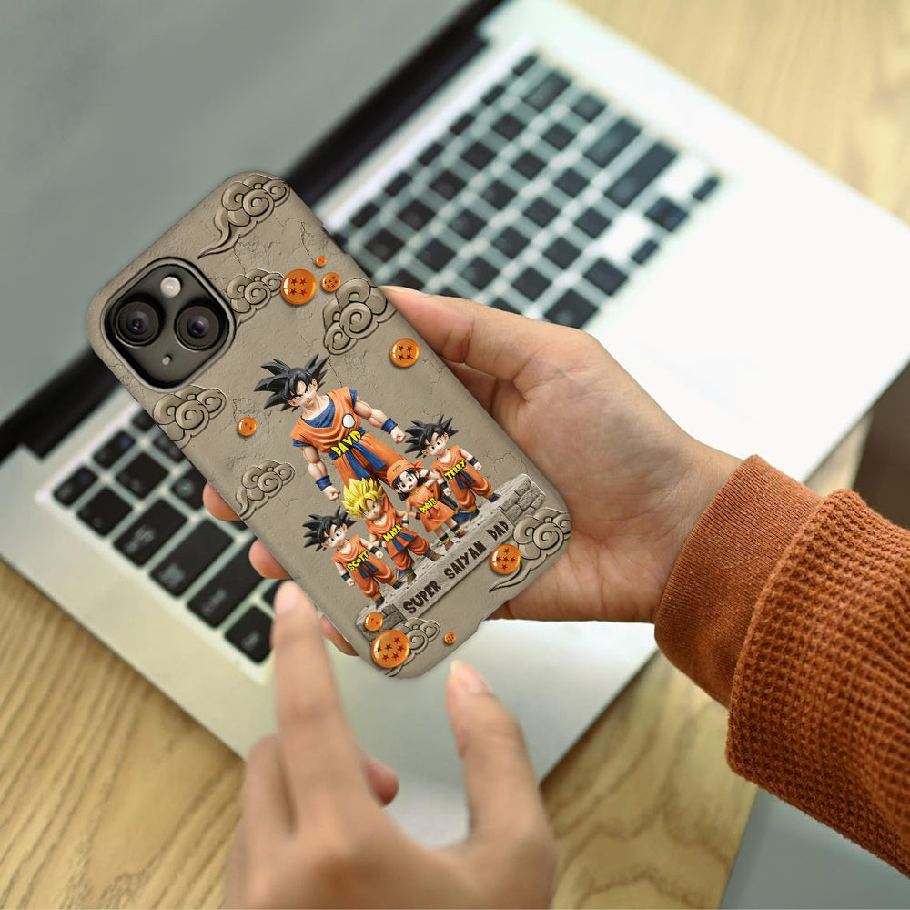 Strong Papa - Personalized Seven Balls Full Print Phone Case