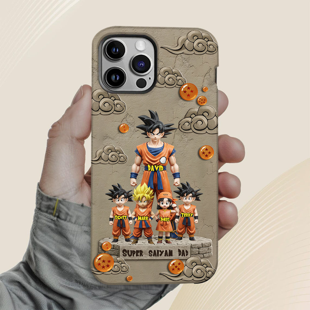 Strong Papa - Personalized Seven Balls Full Print Phone Case