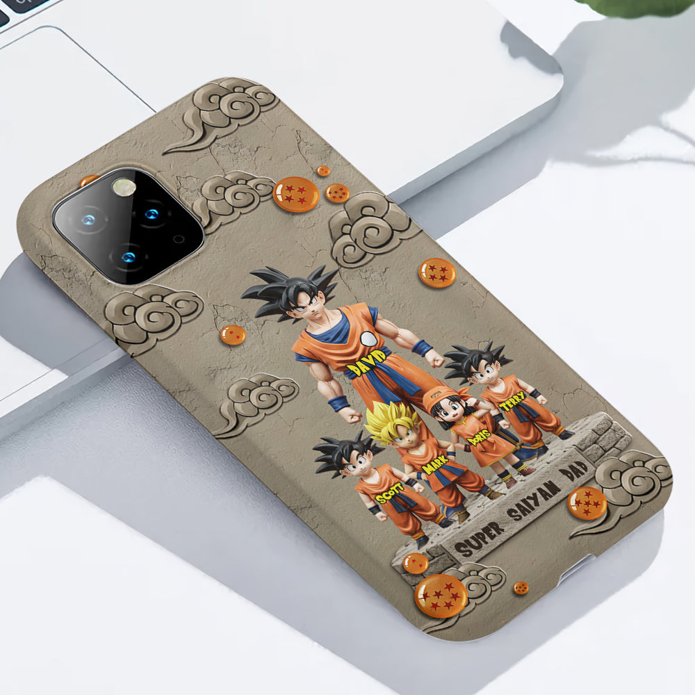 Strong Papa - Personalized Seven Balls Full Print Phone Case
