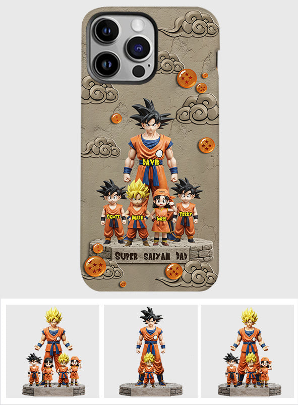 Strong Papa - Personalized Seven Balls Full Print Phone Case