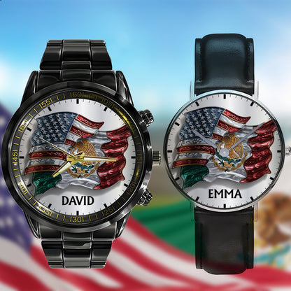 My Roots, My Timepiece - Personalized Expats Hand Watch