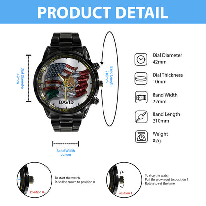 My Roots, My Timepiece - Personalized Expats Hand Watch