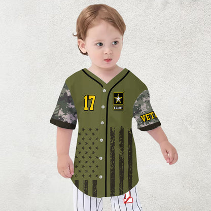 This We'll Defend - Personalized Veteran Baseball Jersey
