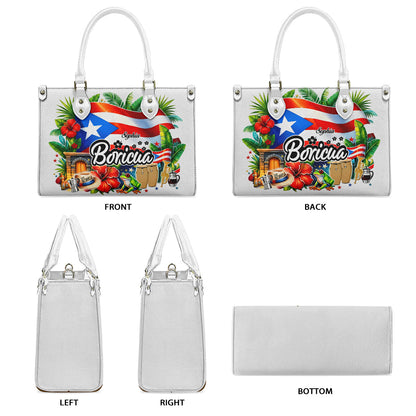 Boricua - Personalized Expats Leather Handbag