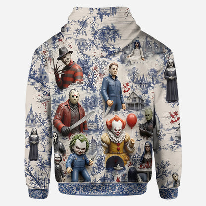 Horror Fan - Personalized Horror Character All Over Shirt