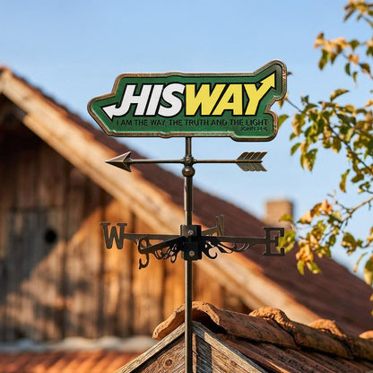 His Way - Christian Weather Vane