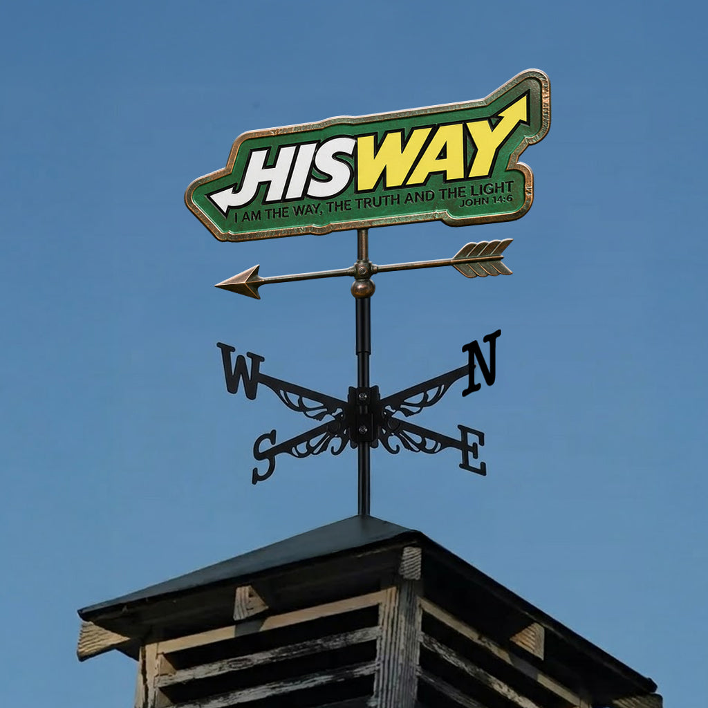 His Way - Christian Weather Vane