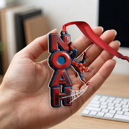 Amazing Spider Name Letter - Personalized Spider Premium 3D Ornament