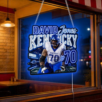 Game Day - Personalized Football Neon LED Light Sign