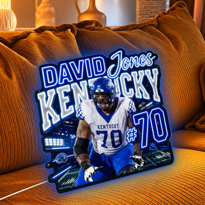 Game Day - Personalized Football Neon LED Light Sign