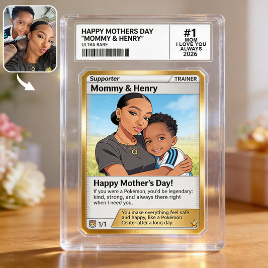 Super No1 Mom - Personalized Monster Trainer Custom Shaped Acrylic Plaque