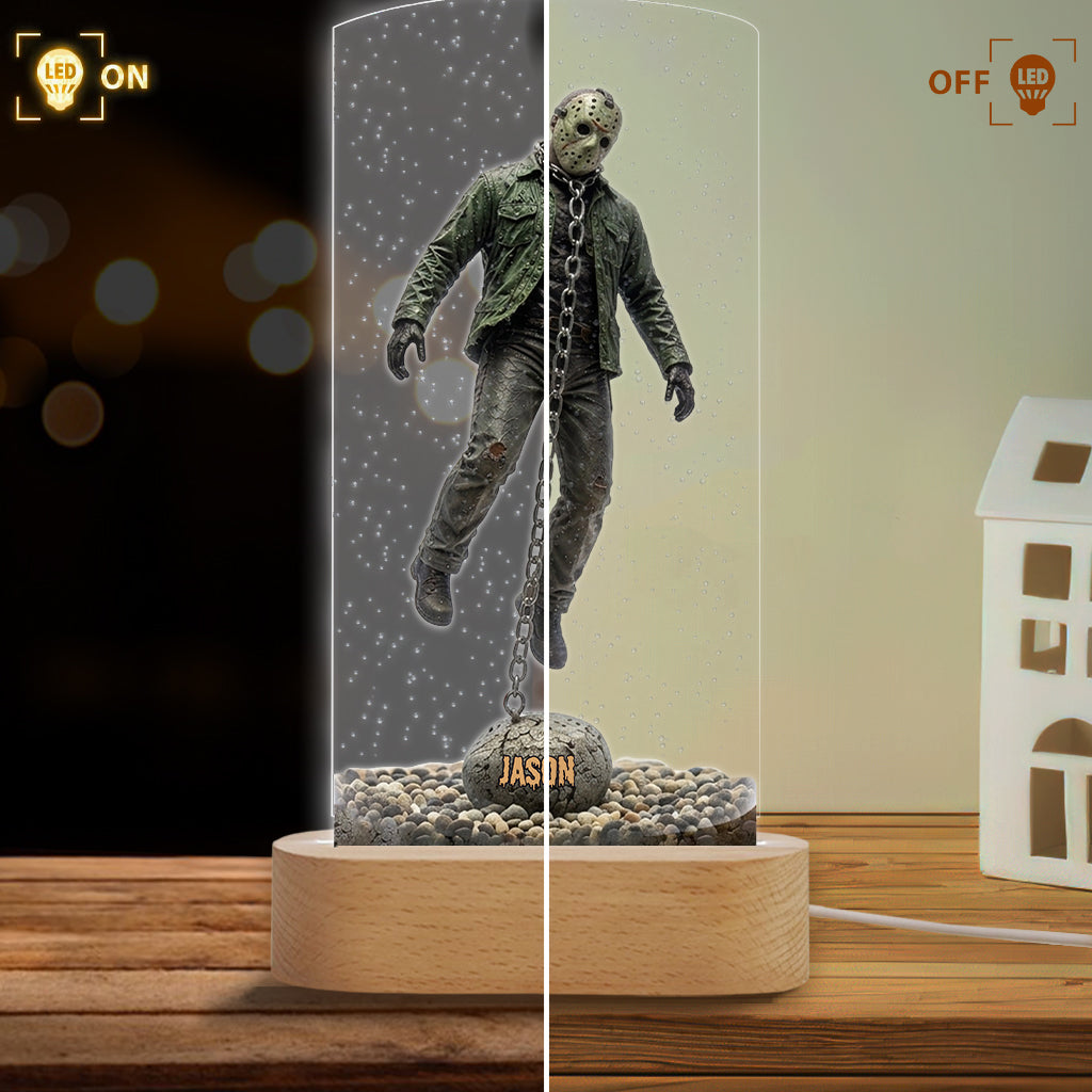 Horror Movies Scenes - Personalized Horror Character Shaped Plaque Light Base